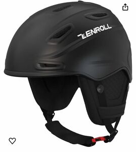 ＊1品限定＊ZENROLL Mサイズ（54〜57センチ）スキーヘルメット大人 サイズ調整 イヤーパッド付き スノーボード 