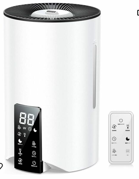 ＊1品限定＊超音波式加湿器 加湿器 3段階 ライト付き 大容量 5L 空焚き防止