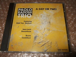 CD　Paolo Radoni Trio A Day Or Two