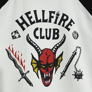 HELLFiRE CLUB Tee Tシャツ Mサイズ ストレンジャーシングス stranger things ネットフリックス Netflix ヘルファイアクラブの画像2