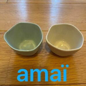 アマイ　amai ベトナム陶器食器　おちょこ　ペアセット