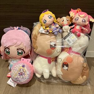 ぬいぐるみ　ポーチ　プリキュア7点セット