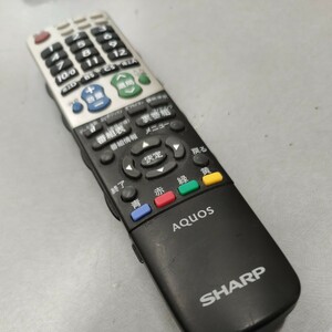 シャープ　テレビリモコン　AQUOS用純正リモコン 『 GA826WJSA 』( LC-20E8 LC-26E6 LC-26E7 LC-26E8 LC-32DH6 LC-32E6 LC-32E7 LC-32E8 )