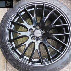 ☆美品 RAYS HOMURA 2x9 8-19/9-19 +45 ＆ 245/45R19 2020年製 4本セット☆の画像8