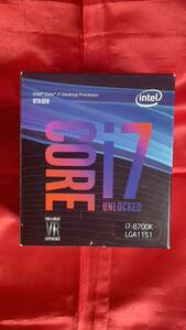 Intel Core i7-8700K LGA1151 中古品 