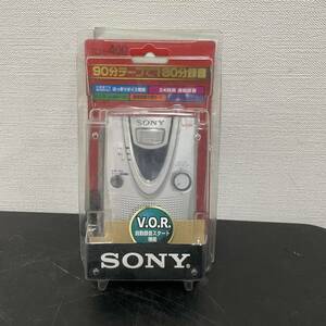 1円〜 家電屋引き上げ品 未使用 SONY カセットテープレコーダー TCM-400 箱傷み