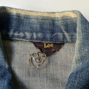 50s Lee 101-J デニムジャケット Levis 1st 2nd 3rd BIG E 501XX ヴィンテージ 60s 506XX 507XX 557XX 91-J ハウスマーク ロングL 赤耳の画像3