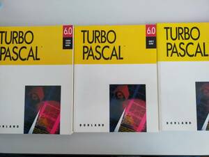 TURBO PASCAL Ver.6.0 日本語マニュアル 3冊 ユーザーズガイド プログラマーズガイド　Turbo Visoin Guide BORLAND社 【即決】