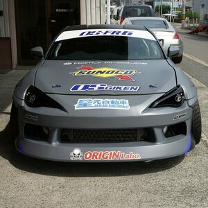 ★ORIGIN DRIFTLINE/ドリフトライン エアロ フロントバンパースポイラー★TOYOTA 86 ZN6 RC / G / GT H24/4～（D-279-01）