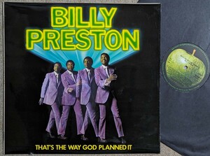 Billy Preston-That's The Way God Planned It★英Apple Orig.美品/The Beatles/George Harrison/Eric Clapton