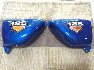 ホンダ CG125 CG110 サイドカバー blue 左右セット honda sidecover blue vela_parts 0061