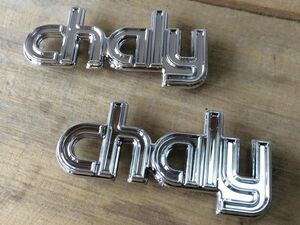 ホンダ シャリィ シャリー CHALY 50 70 CF50 CF70 エンブレム フレーム シルバー clome emblem plastic vela_parts 219