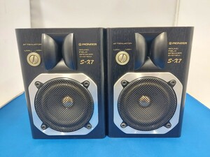  operation verification settled Pioneer SOUND FIELD SPEAKER SYSTEM S-X7 speaker ream number pair full range type unit output sound pressure level Low/High made in Japan 