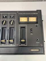 ★動作確認済 SONY/ソニー 6チャンネル ステレオ マイクロフォン ミキサー MX-610 オーディオ/音響機器 Made in JAPAN/日本製 ミキシング★_画像2