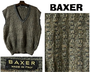 新品同然90年代イタリア製BAXERカシミヤ＆アルパカ★ニット・ベスト★4