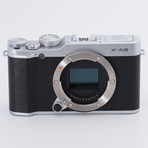 FUJIFILM 富士フイルム ミラーレス一眼レフカメラ X-A2 ボディ シルバー X-A2S Wi-Fi 自撮り撮影 #9376