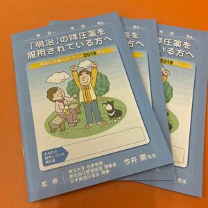 血圧手帳　数値とグラフ式　3冊　378日分