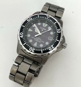 B11)100円～CITIZEN/シチズン PROMASTER Eco-Drive AIR DIVER'S 7877-H04163 TA