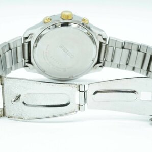 1円～【良品】SEIKO セイコー 4T57-00A0 クロノグラフ シルバー文字盤 メンズ 腕時計の画像9