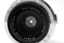 【超レア玉】 カール ツァイス Carl Zeiss Biogon 35mm f2.8 後期型 Zeiss Ikon Contax ビオゴン ＃1420228_画像8