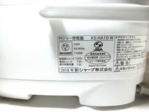 シャープ　SHARP　IHジャー 炊飯器　 5.5合炊き 【KS-HA10-W】 白 ホワイト　 2018年製 　中古品　新生活準備_画像5