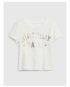 GAPBABY ギャップベビー　バースデーTシャツ　BIRTHDAY BABE 6-12month