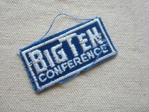 ビンテージ BIG TEN CONFERENCE ビッグ・テン・カンファレンス カレッジスポーツ 大学 ワッペン/パッチ 企業 USA 古着 アメカジ 490_画像2