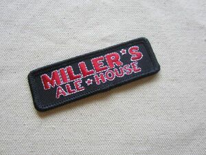 MILLER’S ALE HOUSE レストラン & スポーツバー ワッペン/パッチ 企業 USA 古着 アメリカ カスタム ビンテージ 490