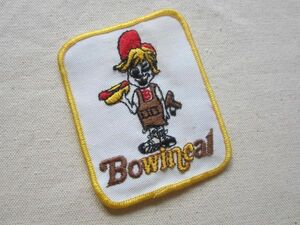 ビンテージ Bowincal Grocery ホットドッグ 男の子 キャラクター 企業 ワッペン/パッチ USA 古着 アメカジ キャップ ワークシャツ ① 490