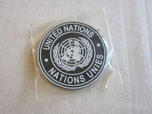 ミリタリー UNITED NATIONS UNIES 国際連合平和維持活動 ユニセフ ベルクロ付き ワッペン/パッチ カスタム 国家 米国 古着 サバゲー ⑥ 325