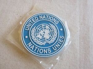 ミリタリー UNITED NATIONS UNIES 国際連合平和維持活動 ユニセフ ベルクロ付き ワッペン/パッチ カスタム 国家 米国 古着 サバゲー ⑦ 325