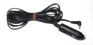 シガーライター 電源 充電 ケーブル　外径3.5mm　ソケット付　ケーブル長４ｍ　内蔵フューズ１Ａ