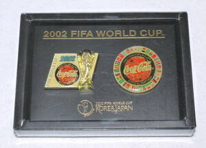 FIFA WORLD CUP 2002　日韓ワールドカップ コカ・コーラ ピンバッジ　当選品