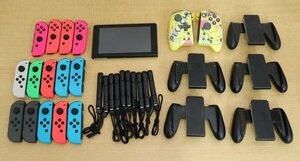 【1円スタート・まとめ売り】任天堂 スイッチ Switch 本体 周辺機器 ジョイコン Joy-Con ストラップ 他 まとめ