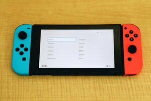 [1 jpy start ] operation verification settled / the first period . settled Nintendo Switch Nintendo switch body HAC-001 Joy-Con Joy navy blue attaching nintendo switch 