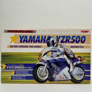 当時物 未組立 TOMY パワーバイクシリーズ 6 YAMAHA YZR500 TECH21 平忠彦 日本GP トミー ヤマハ テック プラモデル バイク ミニカー WGP