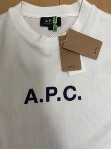 美品 A.P.C アーペーセー メッシュ ロゴ Tシャツ　M