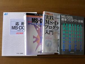 MS-DOS relation reference book 4 pcs. set ( protect, programming )