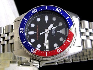 580/ 7S26-0030 セイコー SKX015 ダイバー ブラックボーイ