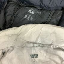 ユニクロ まとめ 未使用有り S M L XL ウルトラライトダウン シャツ カーディガン Yシャツ WARM PADDED キルティング ベスト ケース付き_画像4