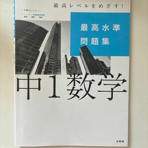 最高水準問題集 中1数学 (シグマベスト)