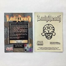 Lady Death　CHROMIUM TRADING CARDS Ⅱ　7枚 まとめて　CAHOS! COMICS　HEAVEN　LADY DEMON　PAGAN　等　アメコミ　レディーデス_画像3