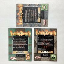 Lady Death　CHROMIUM TRADING CARDS Ⅱ　7枚 まとめて　CAHOS! COMICS　HEAVEN　LADY DEMON　PAGAN　等　アメコミ　レディーデス_画像5