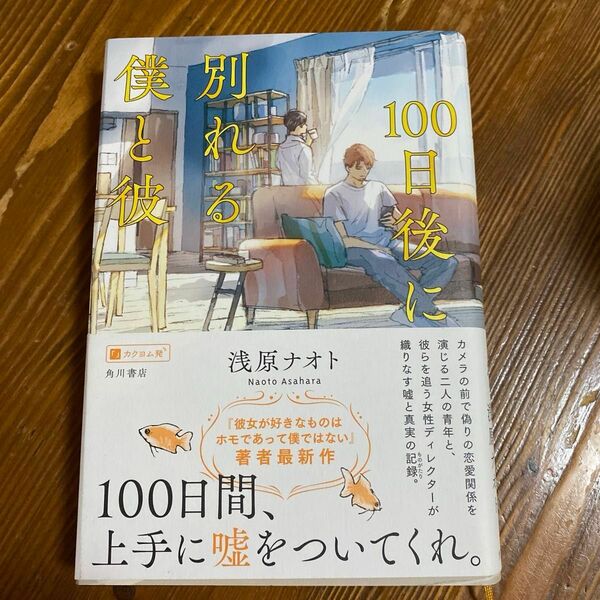 浅原ナオトさんの100日後に別れる僕と彼です。　いわゆるBＬではなく男性目線の同棲愛小説です。