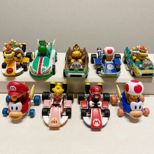 スーパーマリオ　マリオカートプルバックカー9個セット 新品