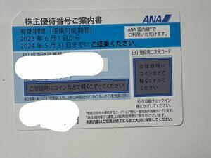 ANA 全日空 株主優待券　有効期限 2024/5/31