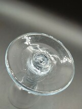 手吹きガラス アンティーク グラス ワイングラス 酒器 【2-c】_画像6