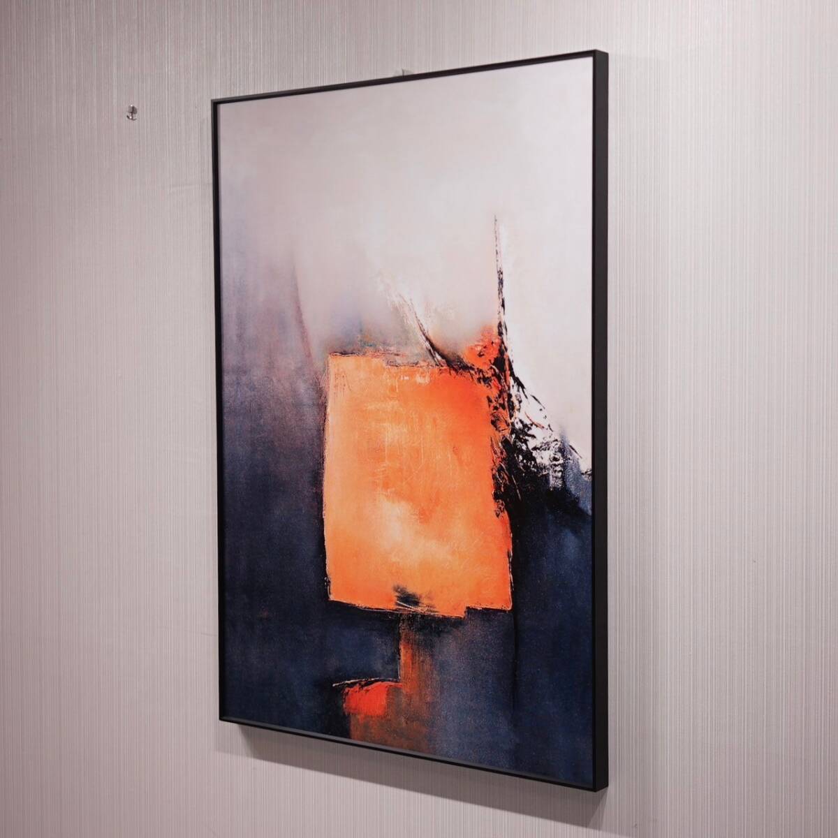 Ölgemälde Abstrakt Großformat 100 x 70 Kunst Wandbehang Zeitgenössische Kunst Malerei Modern Skandinavisch Eine Inspektion: Alflex Cassina BoConcept, Malerei, Ölgemälde, Abstraktes Gemälde