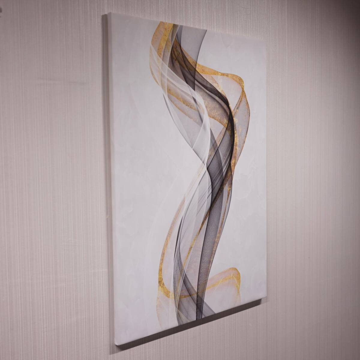 抽象画 プリントアート 大型 80×60 新品 アート 現代アート 壁掛け モダン 北欧 ミッドセンチュリー 螺旋, 美術品, 絵画, その他