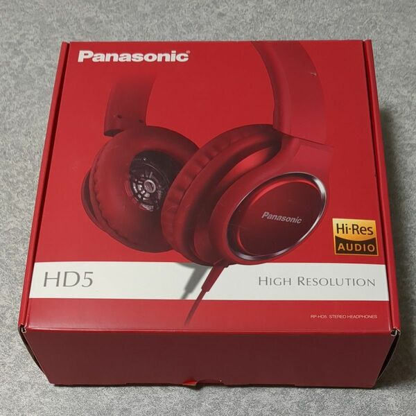 ヘッドホン Panasonic RP-HD5-R　（153）